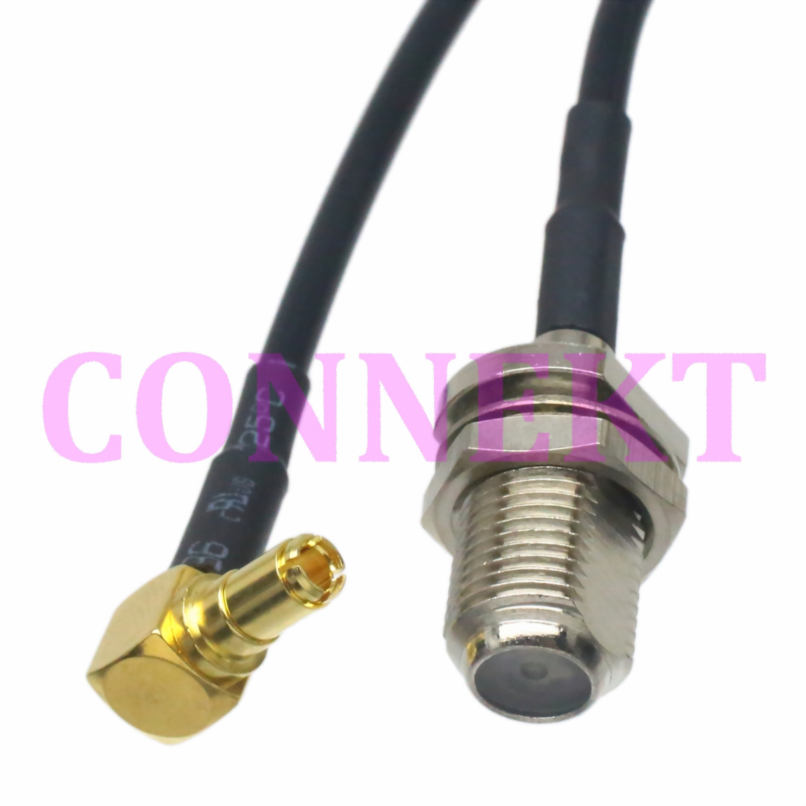TS9 male right angle to F female jack RG174 cable jumper pigtail 15cm 3G modem