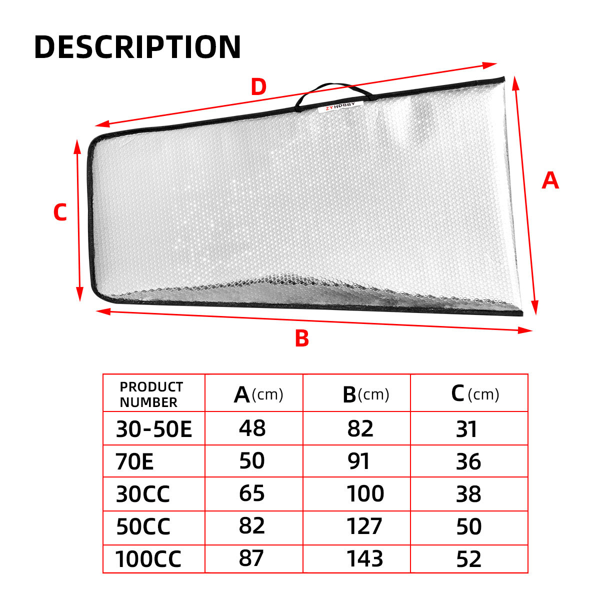 Layer Bubble Wing Bag Protective For 30E 70E 30CC 50CC 100CC RC Airplane Model