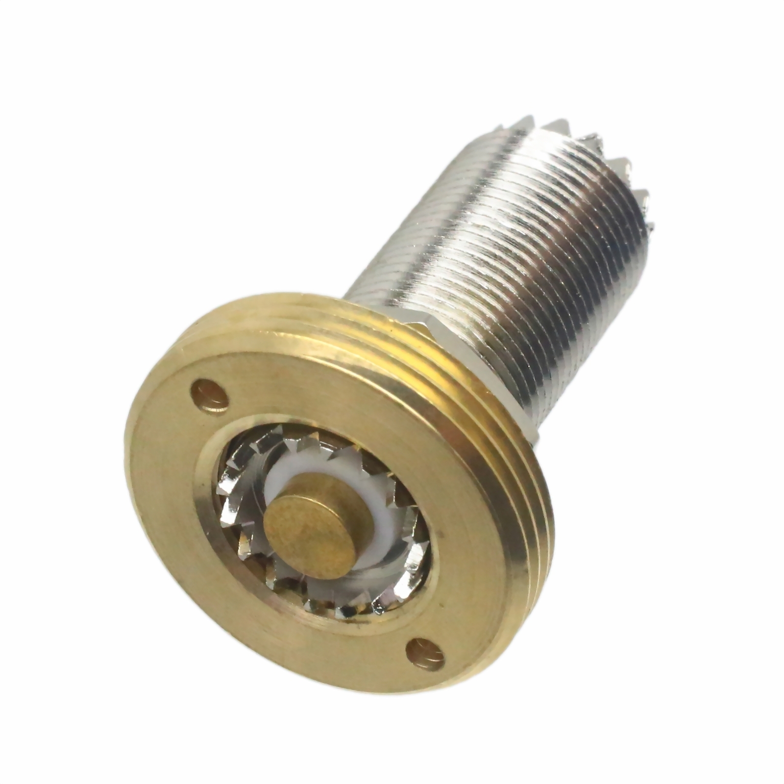 NMO Mount to SO239 Female 5/8 panel adapter UHF/VHF Antenna Commercial Ham Radio