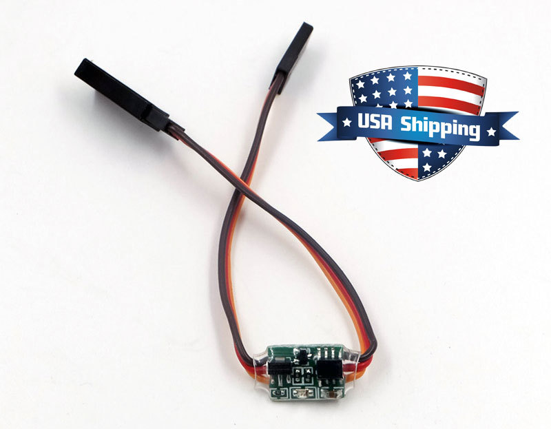 High Voltage Servo Signal Reverser Rotation JR Futaba RC Airplane V-Tail Reverse