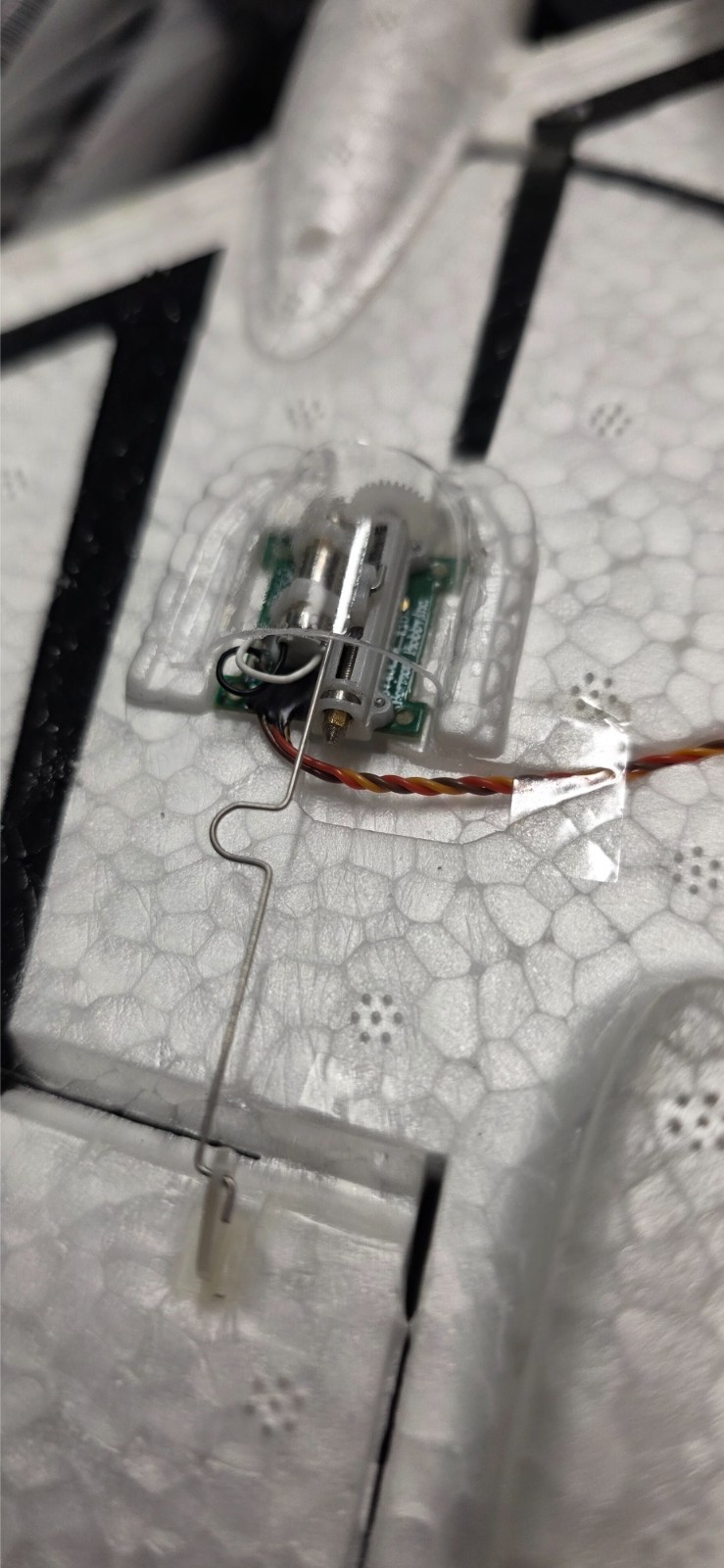 E-Flite UMX Ultrix servo cover, clear, set of two covers.