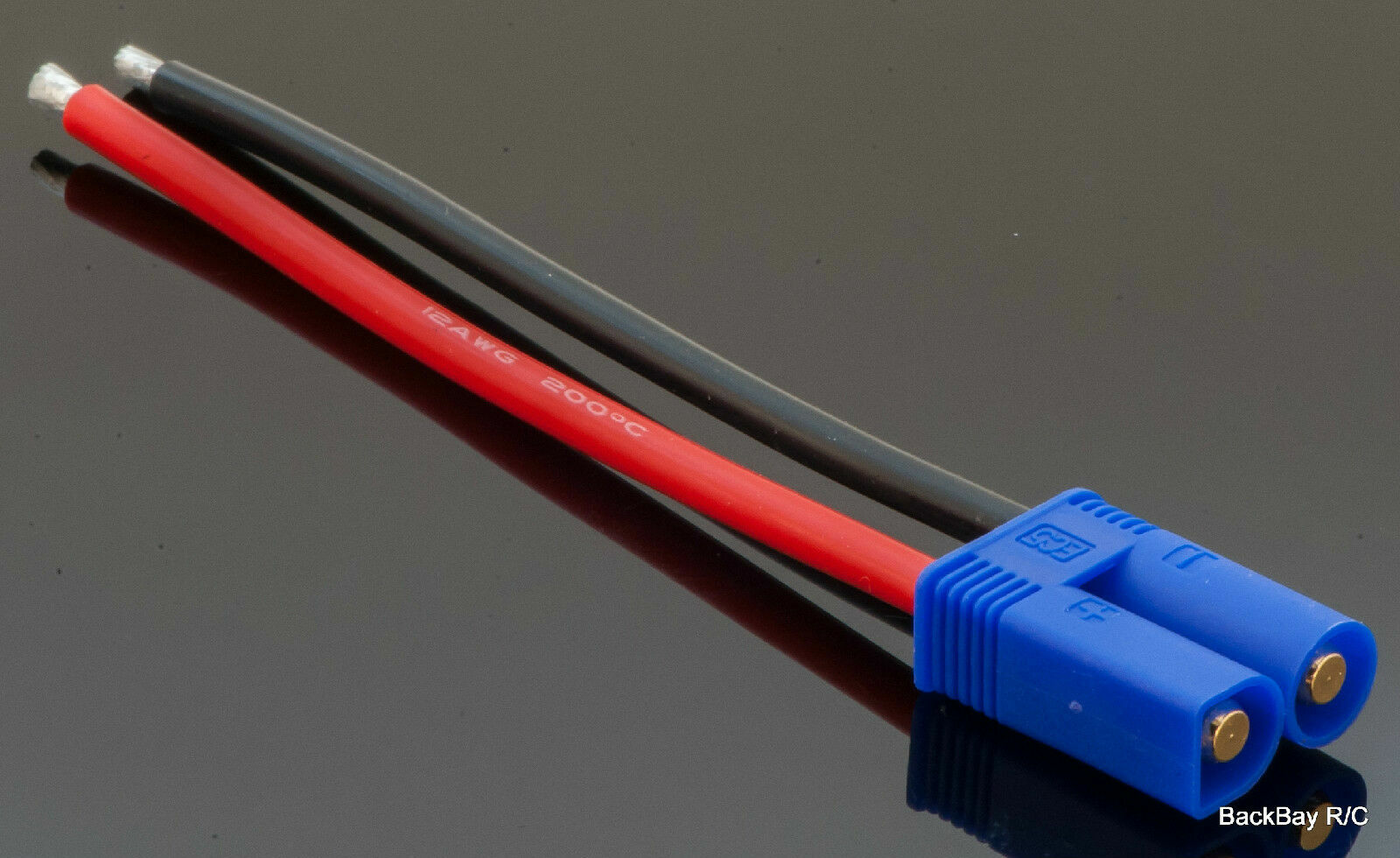 EC5 Male – 10CM 12awg Silicon Wire