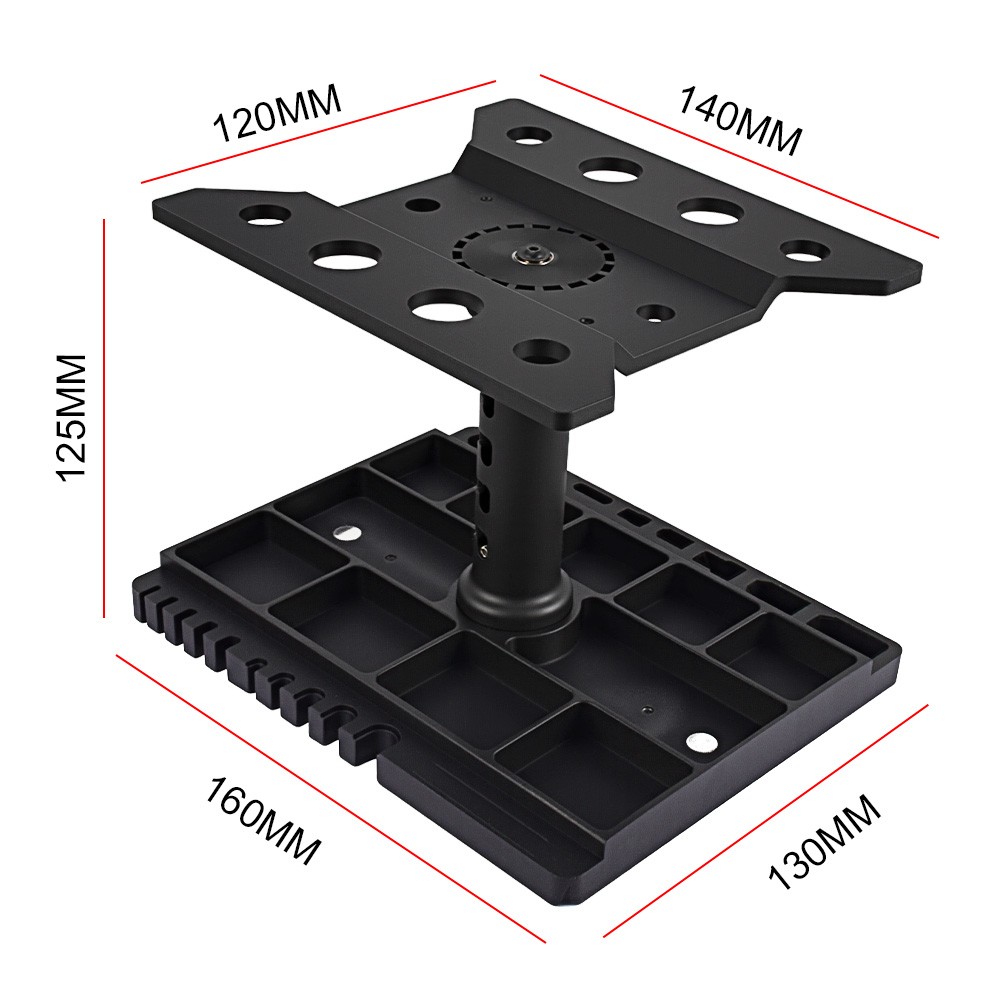 9IMOD RC Car Repair Stand Work Station w/Angle Ruler For 1/16 1/18 1/20 RC Car