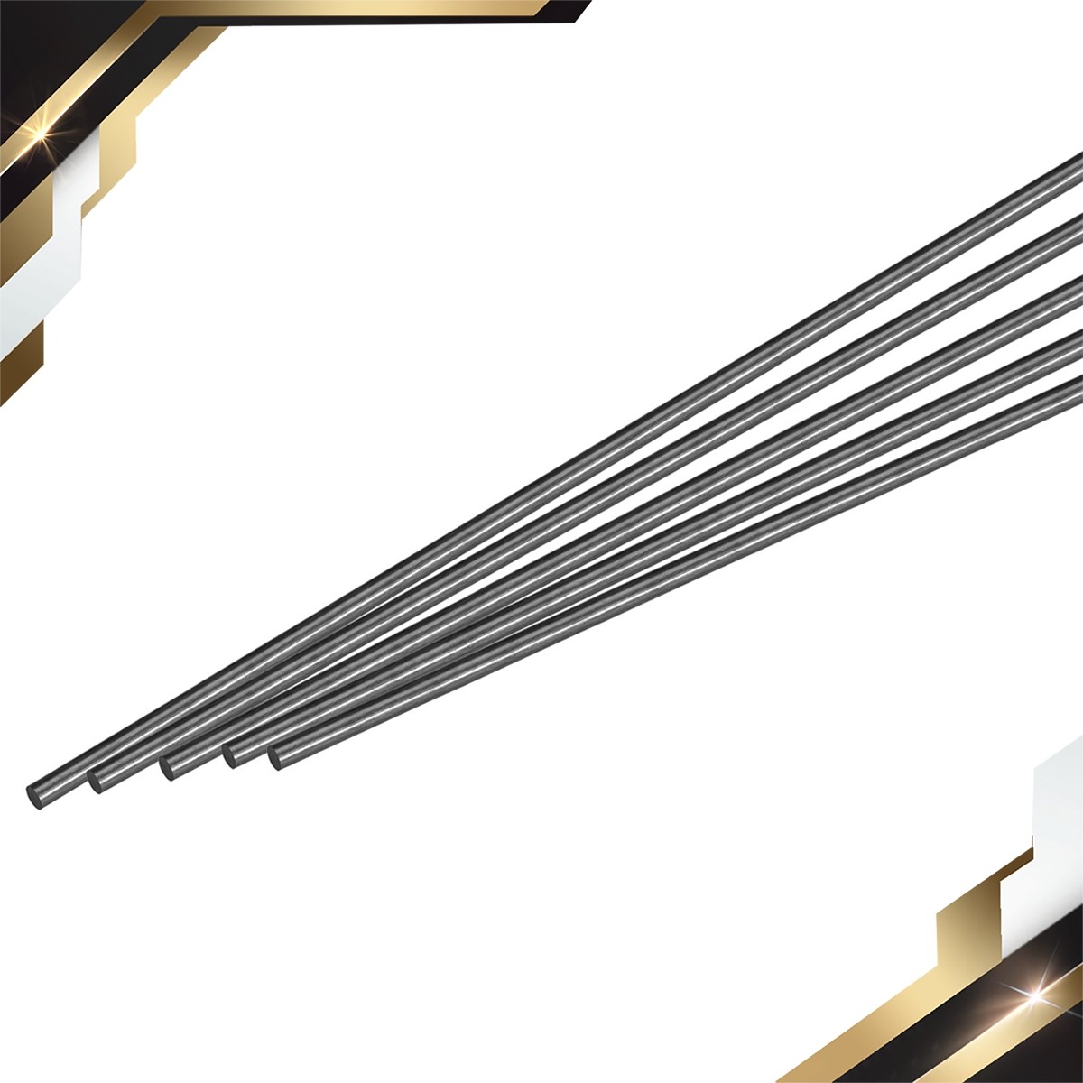 5 Pcs Carbon Fiber Rod 5mm x 500mm for RC Plane DIY Wing Tube Quadcopter Arm