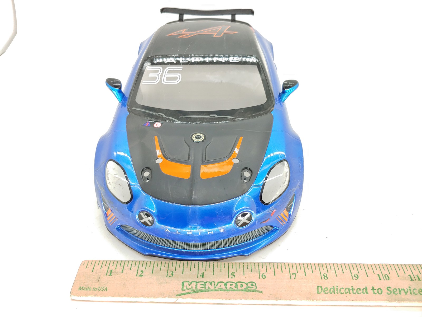 Kyosho EP Fazer Mk2 Alpine GT4 1/10 Touring Car Rally Car Body Blue Orange Used