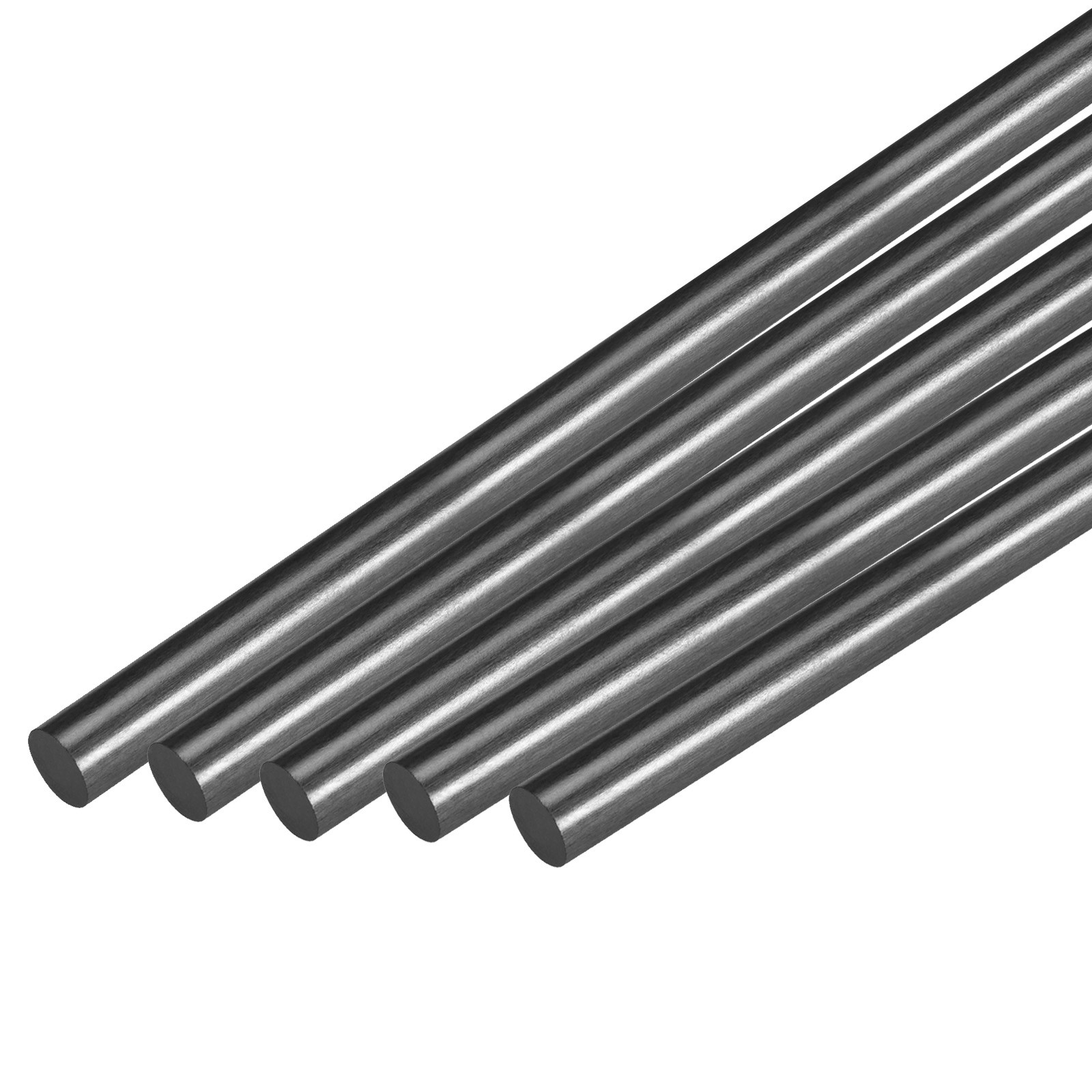 5 Pcs Carbon Fiber Rod, 10mm x 200mm for RC Airplane Quadcopter Arm