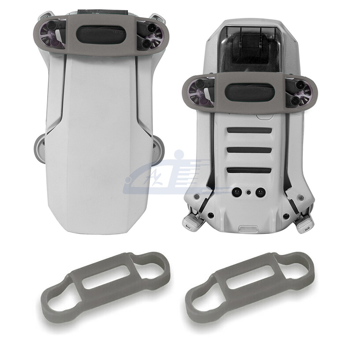 2pcs Gray Soft Silicone Stabilizer Propeller Blade Fix Holder For DJI Mini 4K