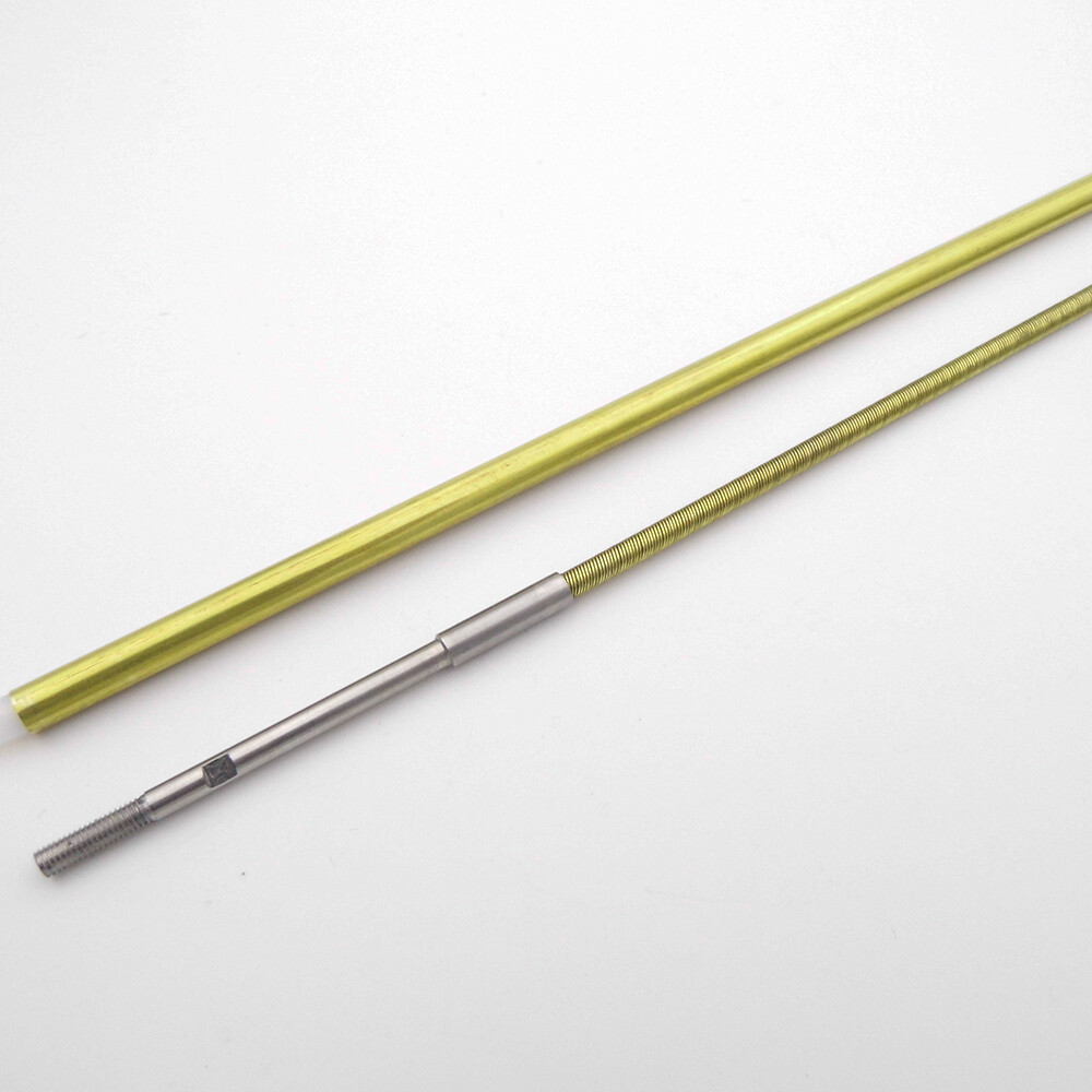3.175mm 1/8″ flexible Cable Shaft Strut 52mm Rudder Metal Propeller for RC Boat