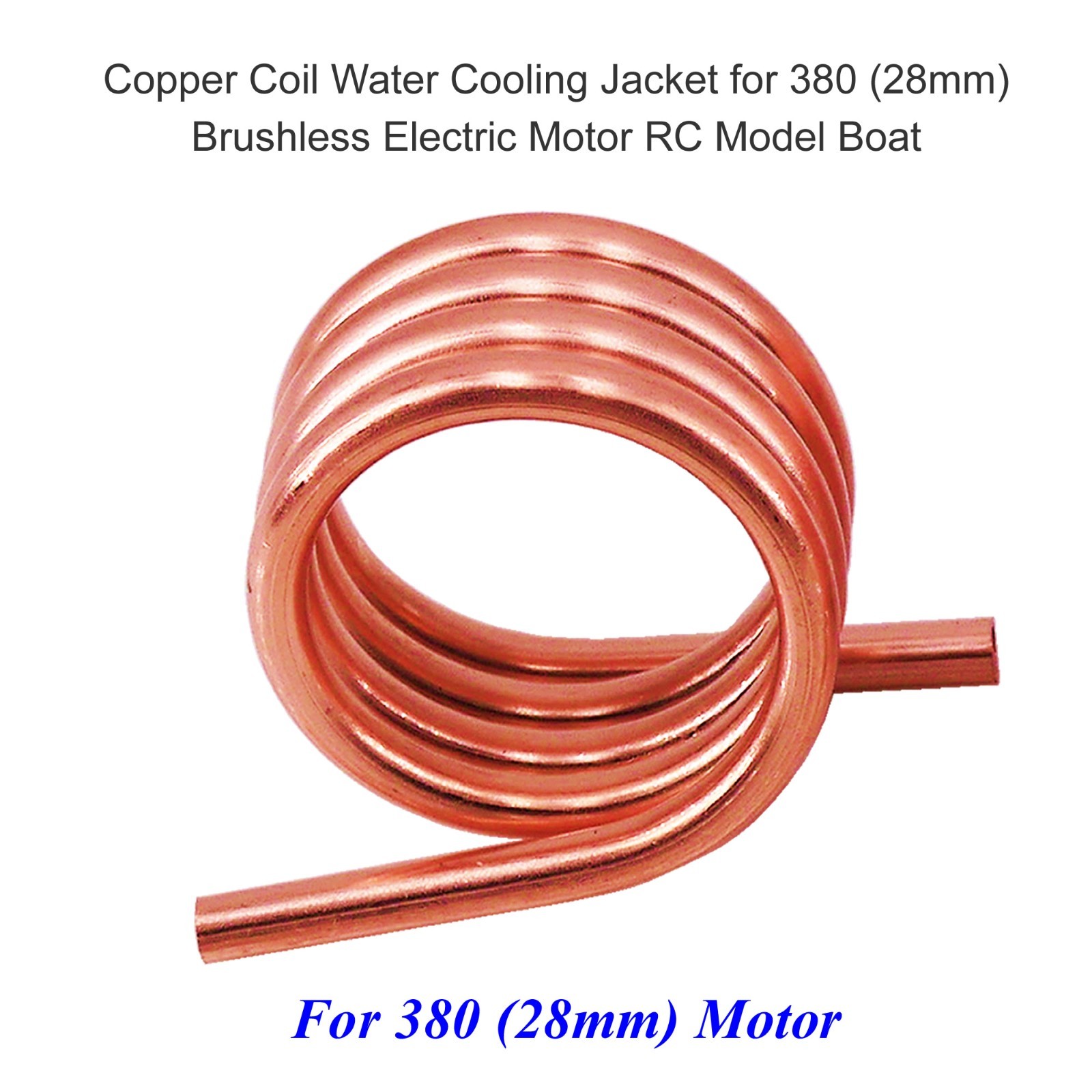 Copper Coil Water Cooling Jacket for 380 540 / 550 775 Brushless Motor RC Boat