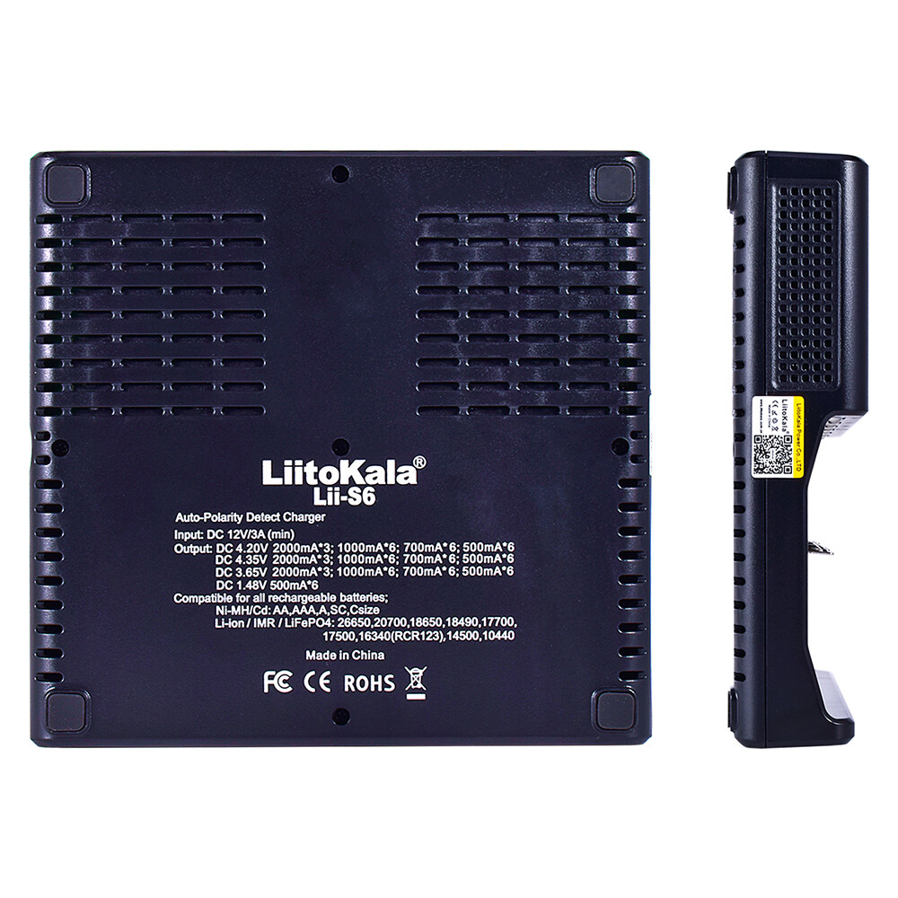 Liitokala Smart Charger Tester LCD for Li-ion 18350 AA AAA NiMH Lithium Battery