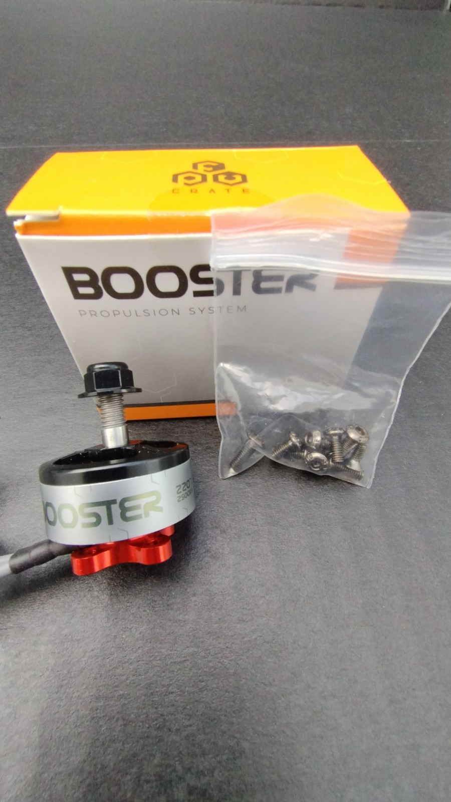 Fpv crate booster 2207/2500kv freestyle motors: set of 4