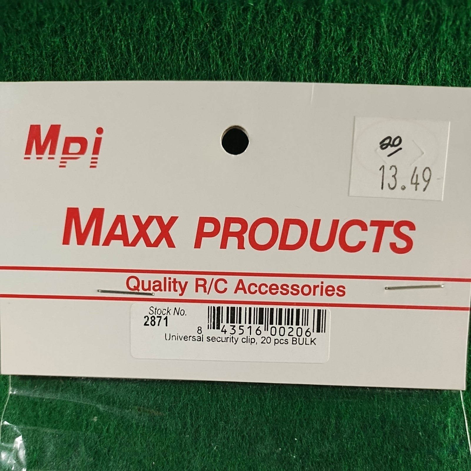 Maxx Products Mpi 2871, Universal Security Clip, RC R/C Plane Car