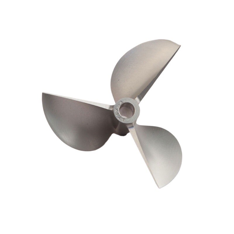 67mm 3-Blade CNC Aluminum Propeller 6.35mm Shaft Hole for Gasoline RC Boat