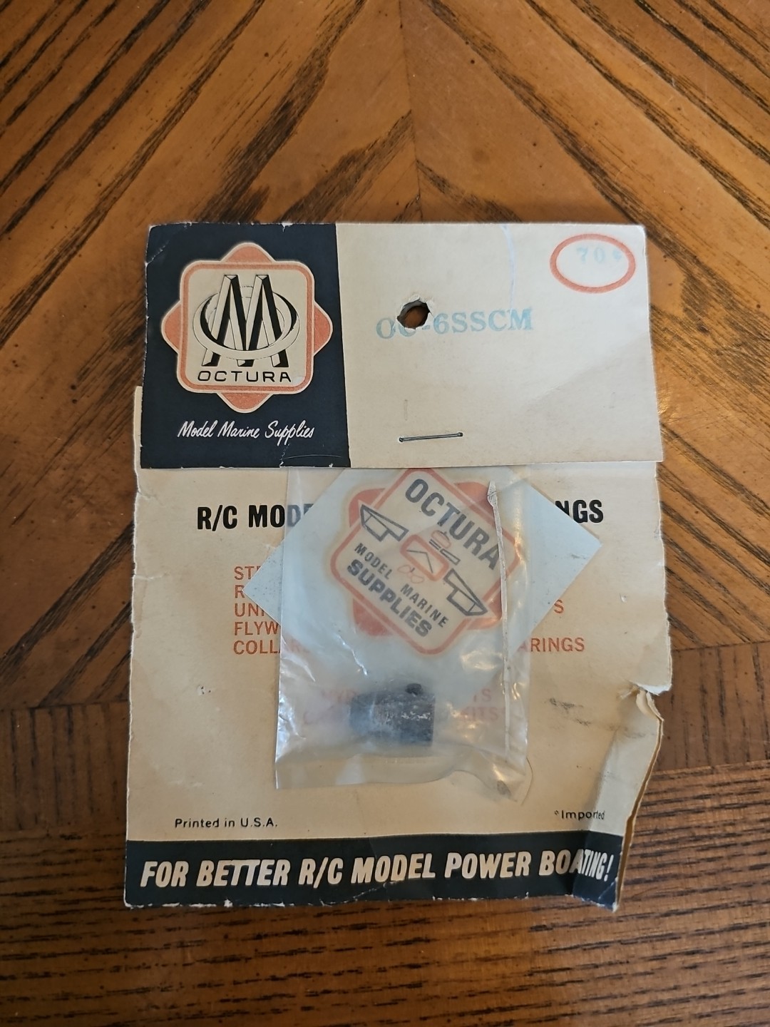 Octura Prop Tail Nut OC-6SSCM Vintage R/C Boat NIP