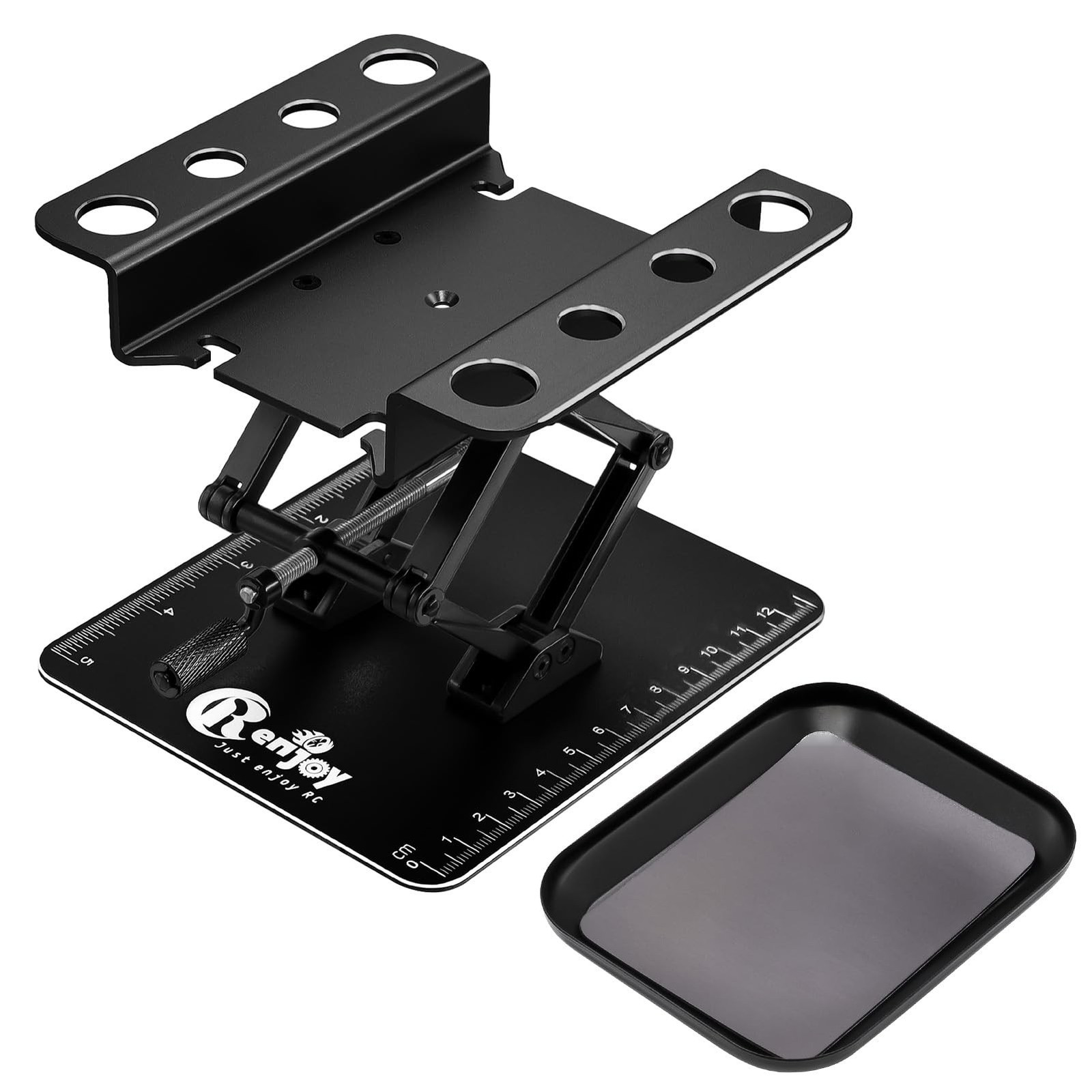 RC Car Work Stand Aluminum Repair Workstation Lift Lower with Screw Tray for …