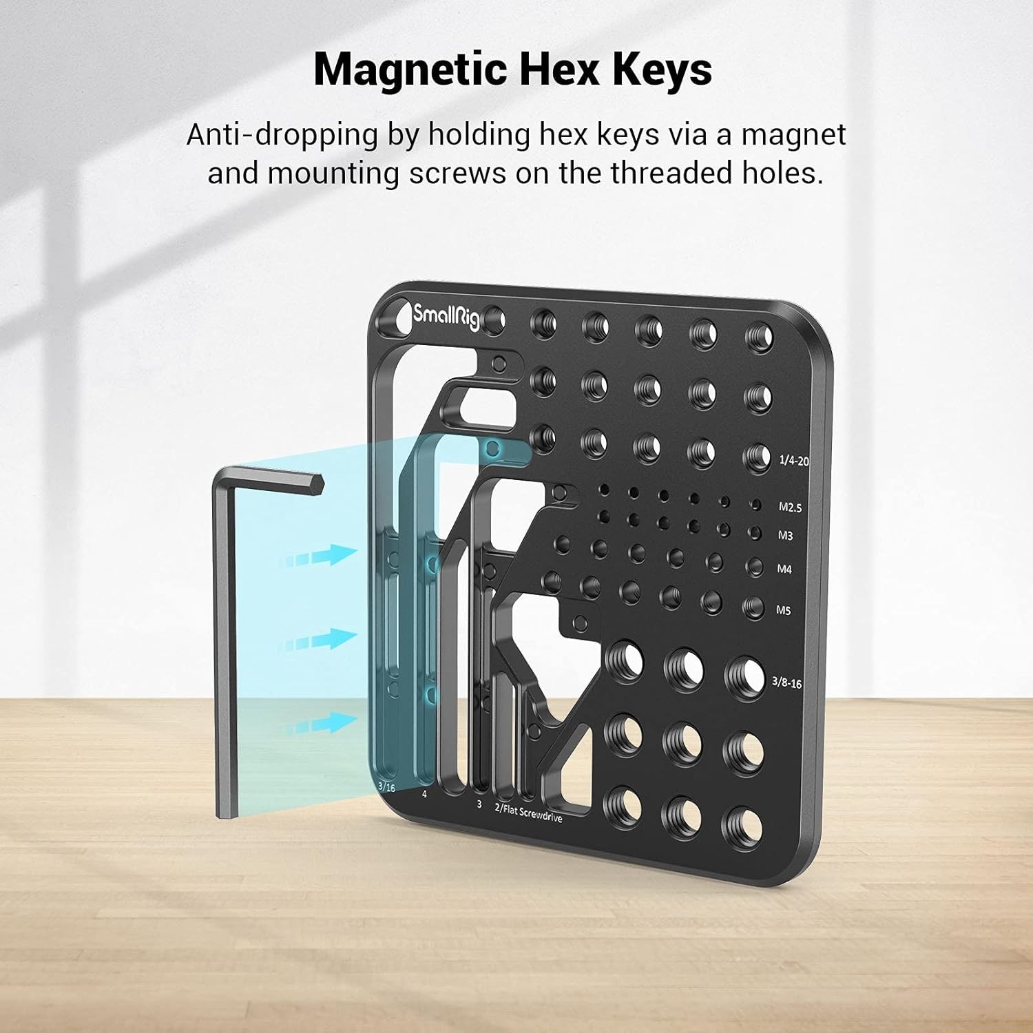 Multi-Size Screw Kit with Hex Keys, Ideal for Photography and Equipment Mounting