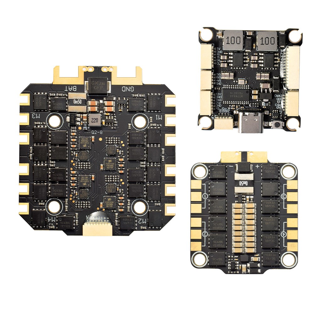 9IMOD H743 Flight Stack Control 4in1 70A/80A ESC 3-8S Lipo 30.5×30.5mm Dual Gyro