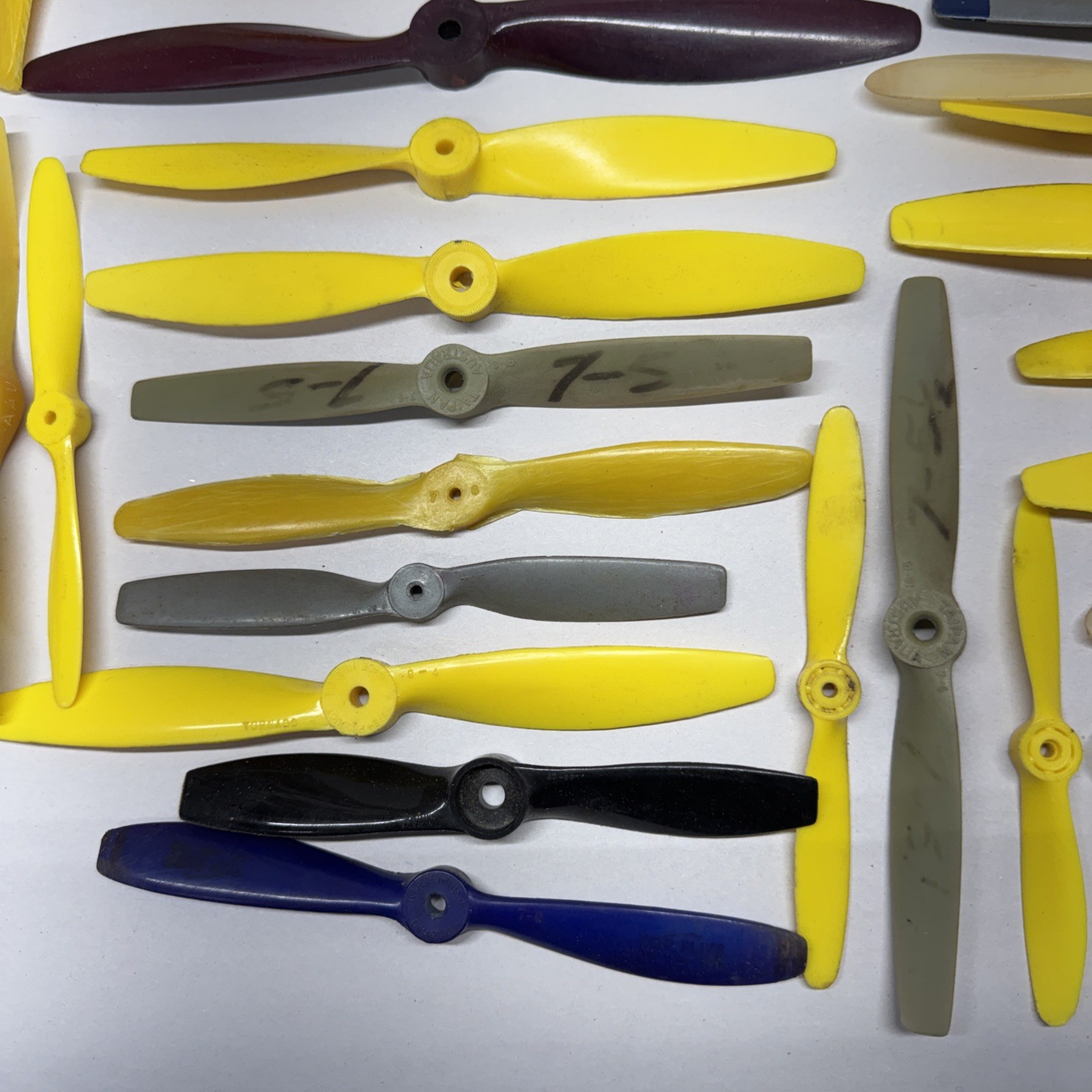 Huge Lot Of Glow RC Airplane Nylon And Wood Props, Toronado Top Flite R/C