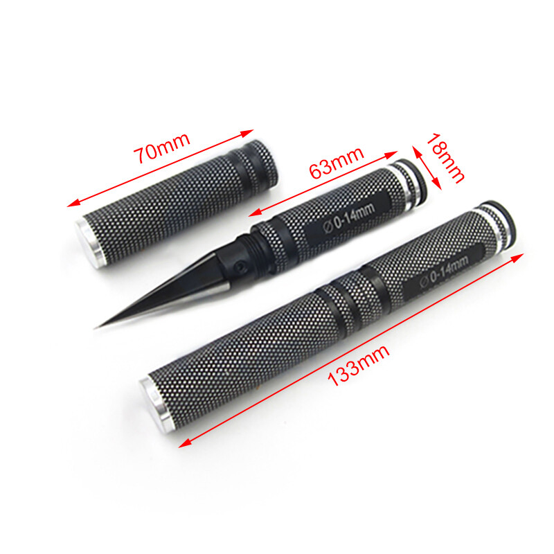 Steel Drill Bit Cone Reamer Model Tool Puncher Cutter Taper Reaming 0-14mm Holes