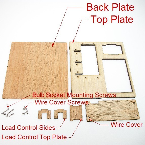 Plywood Mounting Plate Kit for Cellmeter 8 150 watt Discharger, Easy to Assemble