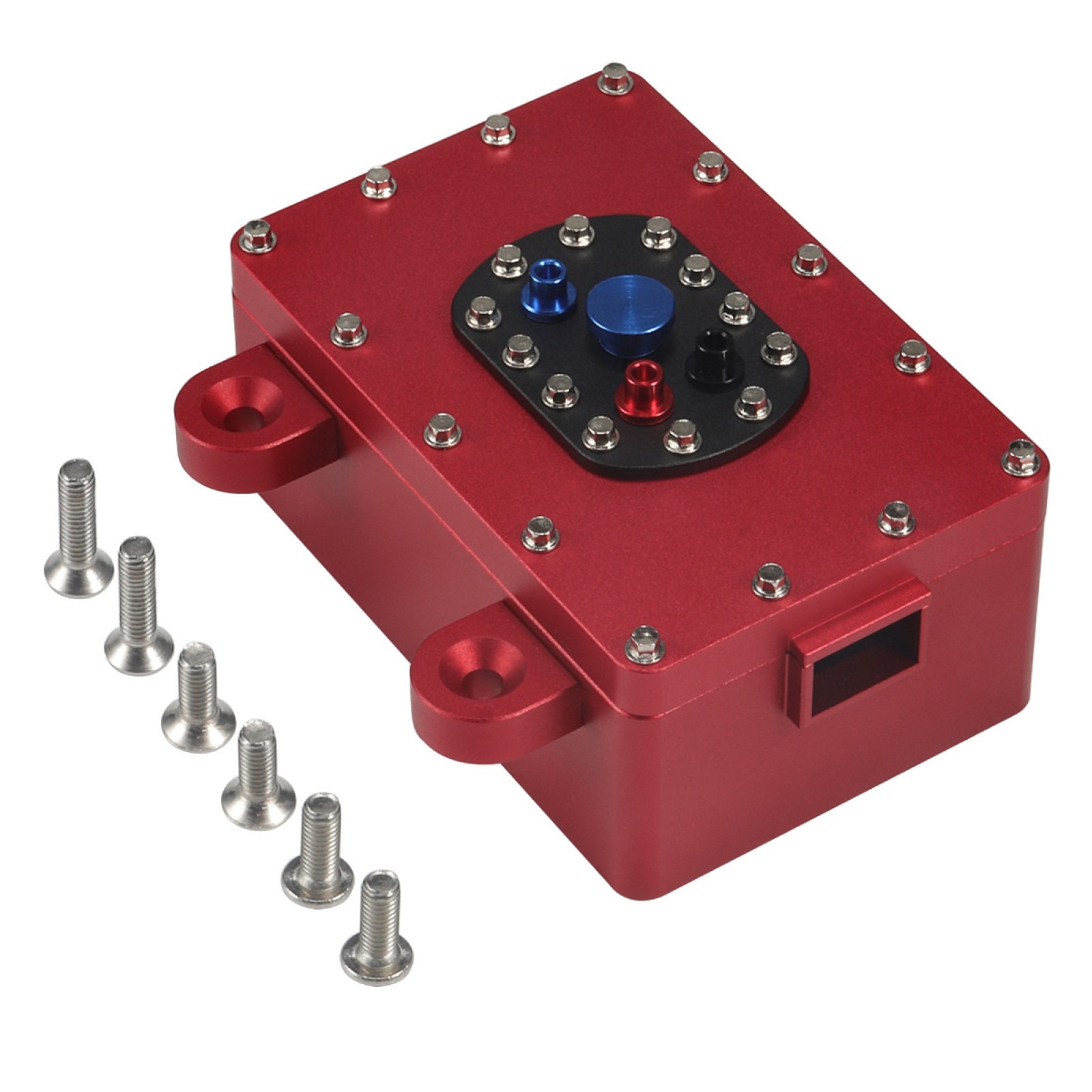 CNC Metal Scale Fuel Cell Receiver Box for SCX10 PR10 TRX4 1/10 RC Crawler Zn