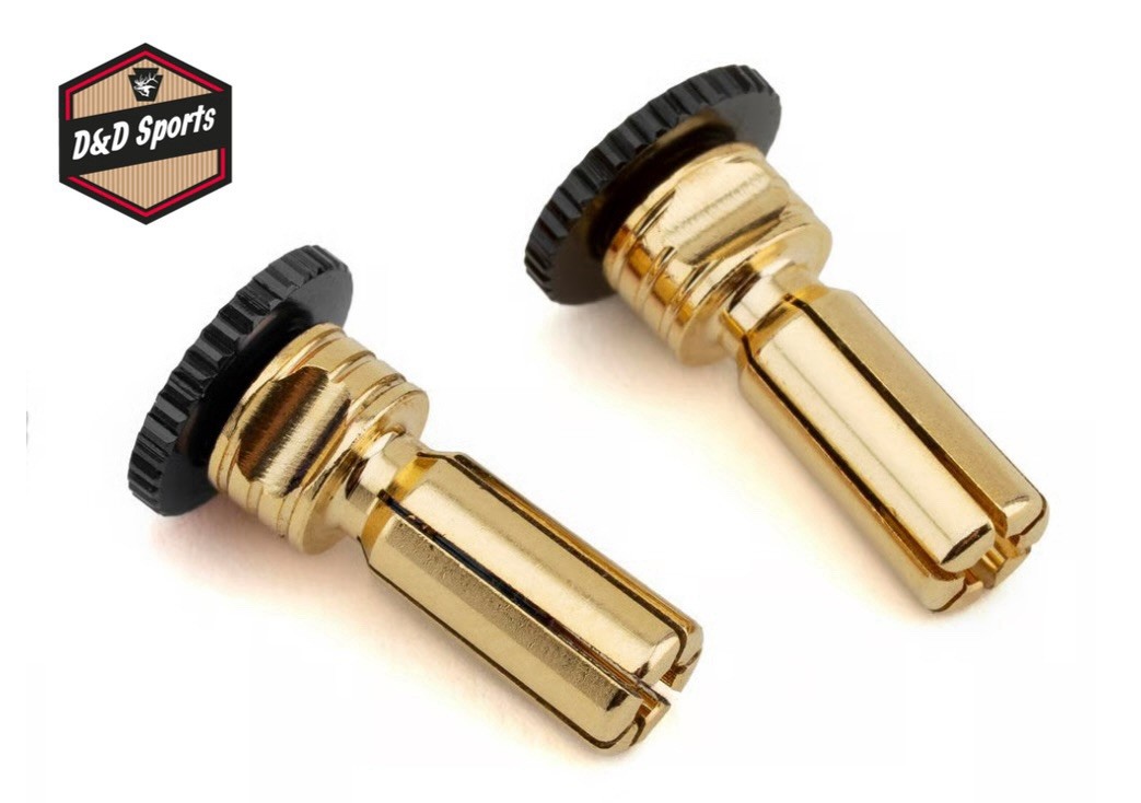 ProTek PTK-5080 – Twist Lock Adjustable Bullet Plug Grips, 5mm (Black/Black)