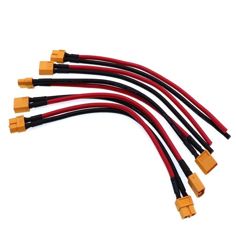 XT60 Male to Female Extension Cable 12AWG Silicone Wire 10cm 20cm 30cm