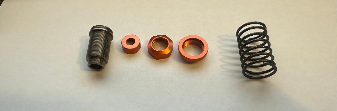 Aluminum Shock Body (Orange) – have no part# ‘s comes as shown