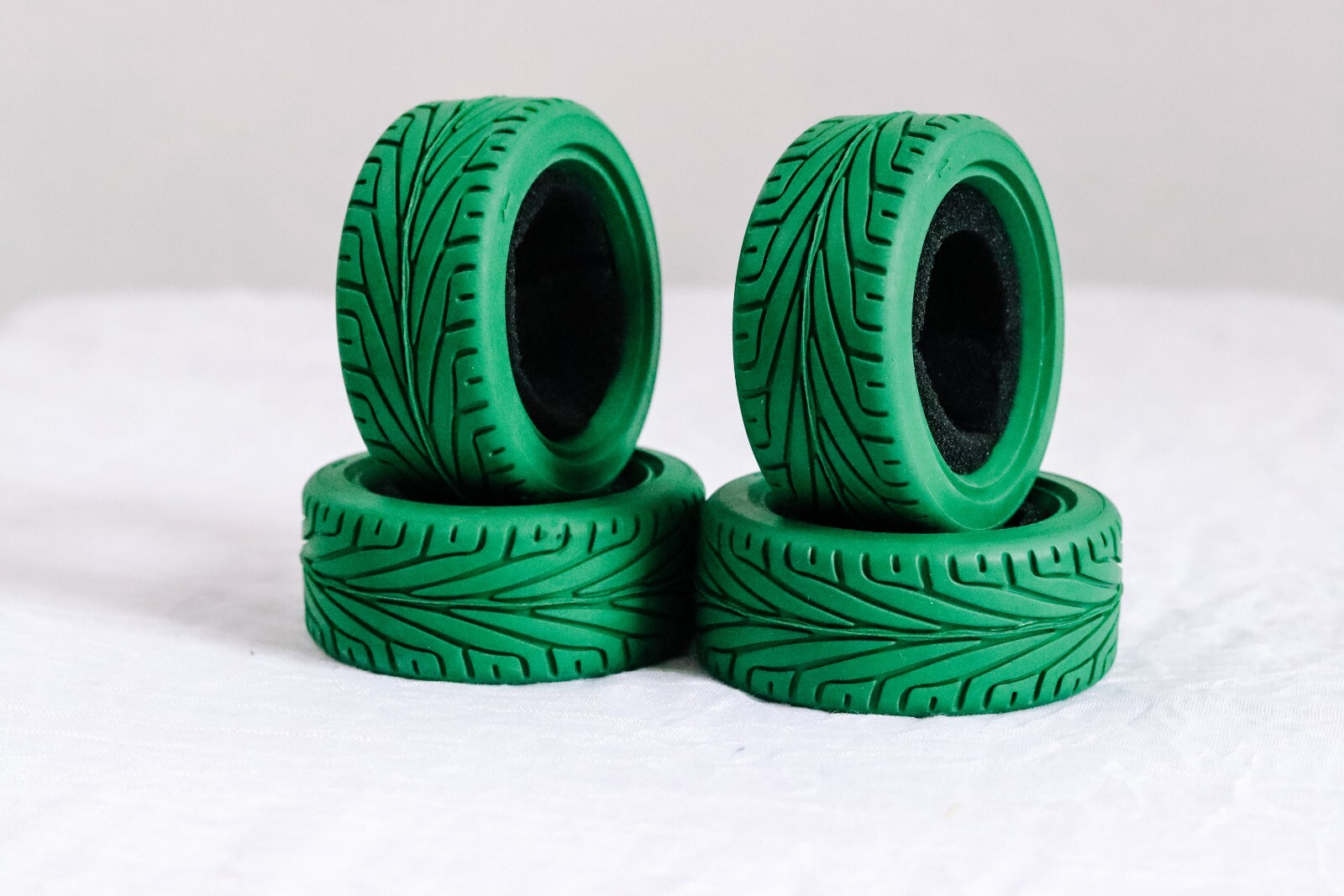 NBRC “Skids” 1/10 Onroad Racing RC Touring Car Tires Blue, Green, Red Nitro Oval