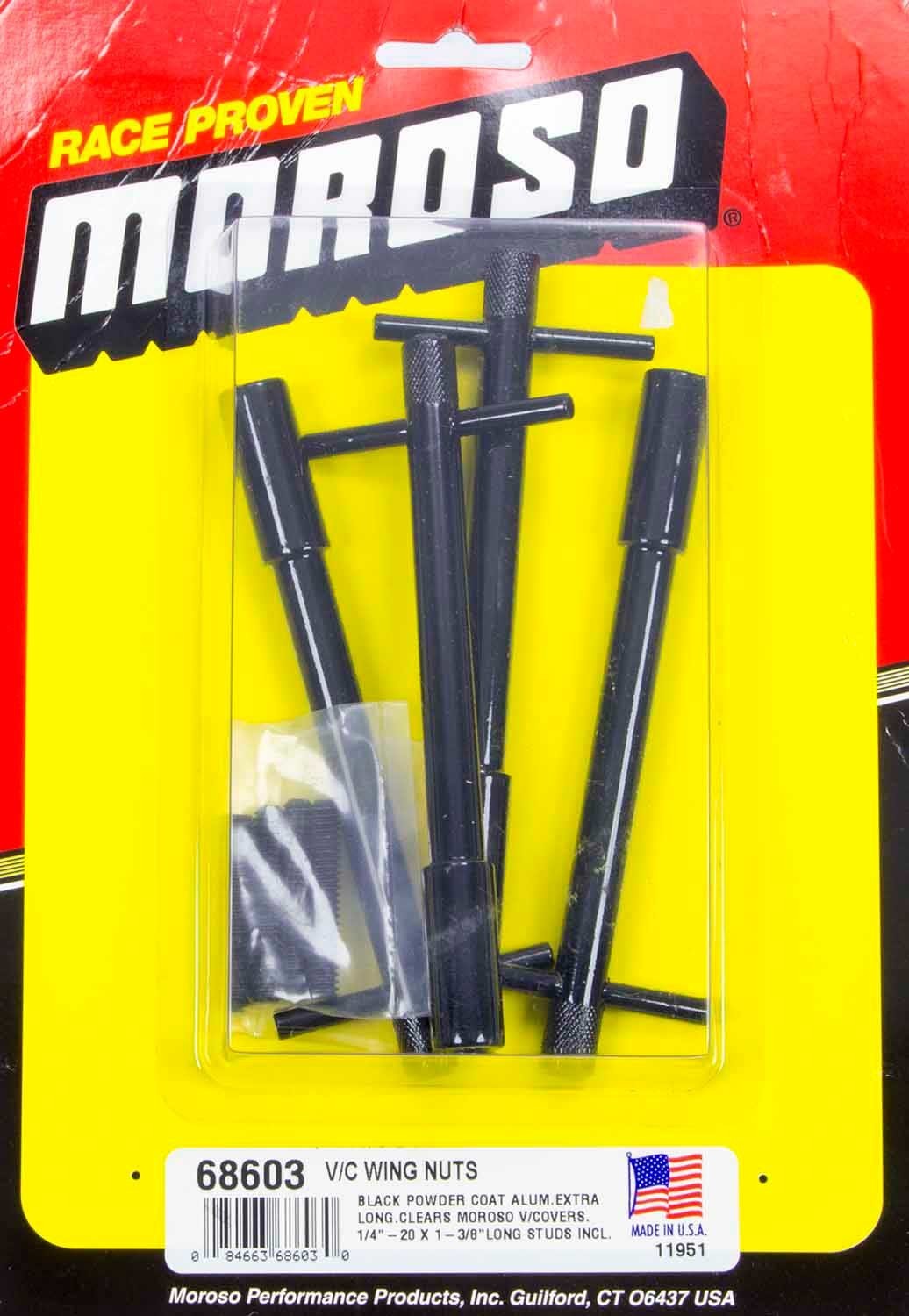 V/C Wing Nuts – Black P/C (4)