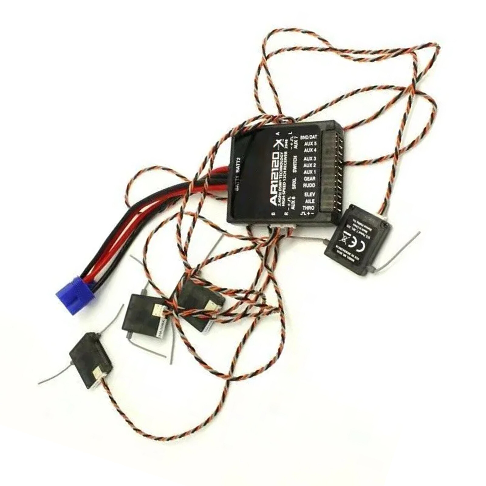 2.4GHZ 12-Channel DSMX/XPlus Power Safe Receiver ± 4 Satellites for SPMAR12120
