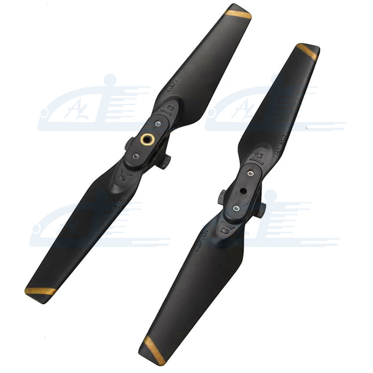 4 pairs 4730F Quick-Release Foldable Propellers Blades Gold for DJI Spark Drone