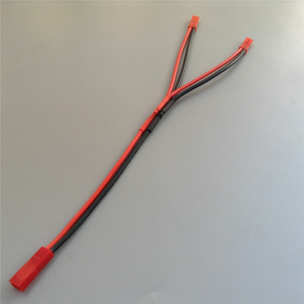 JST One drag two JST 18AWG Silicone Wire Parallel connection Battery EBC