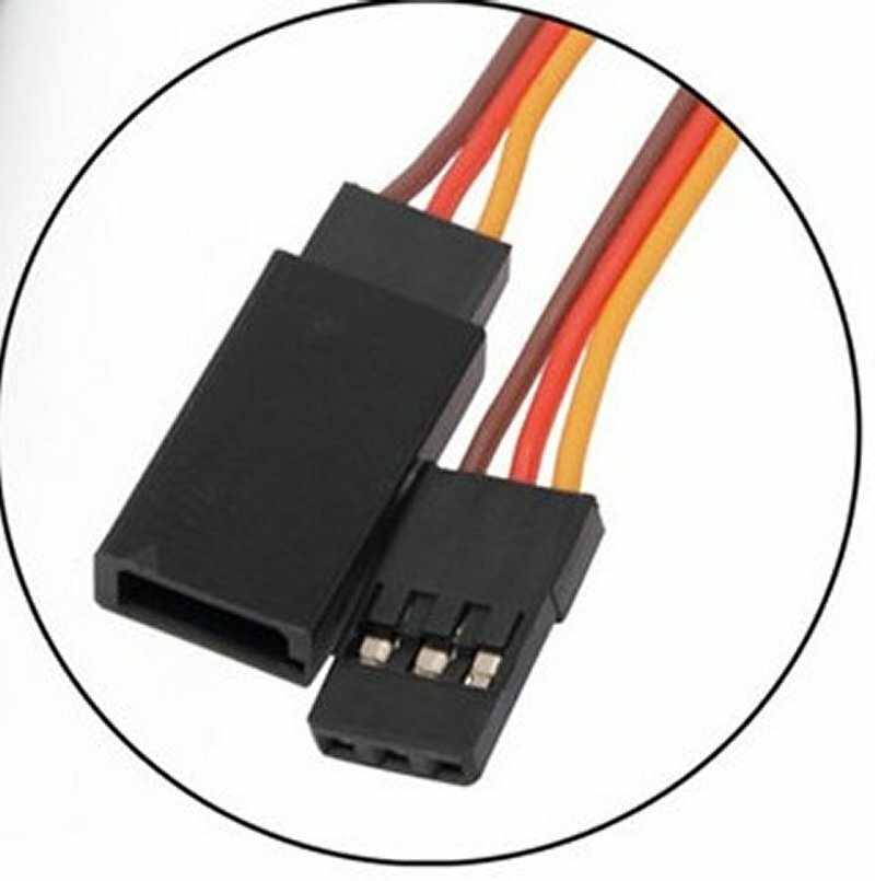 5 PCS – 6 INCH HITEC/JR 22AWG SERVO EXTENSIONS