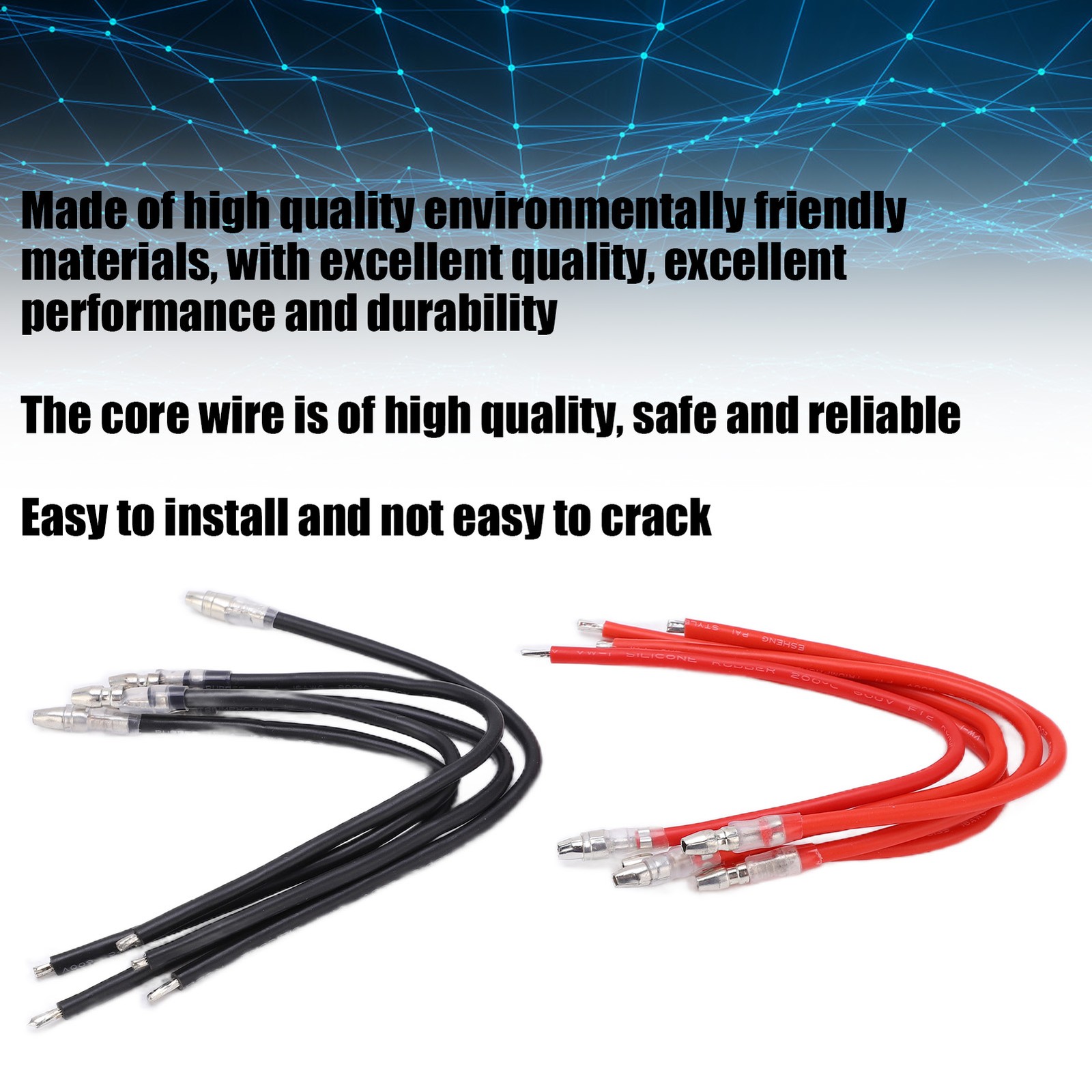 RC Motor Cable Durable Soft Extension For Brush Motor Vehicles