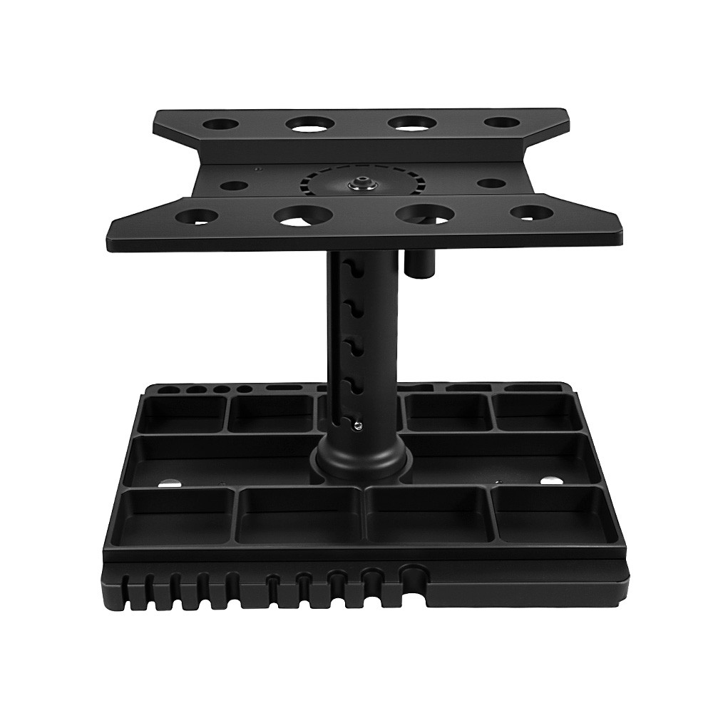 Plastic RC Repair Stand Work Station with angle Ruler for 1/16 1/18 1/20 RC Car