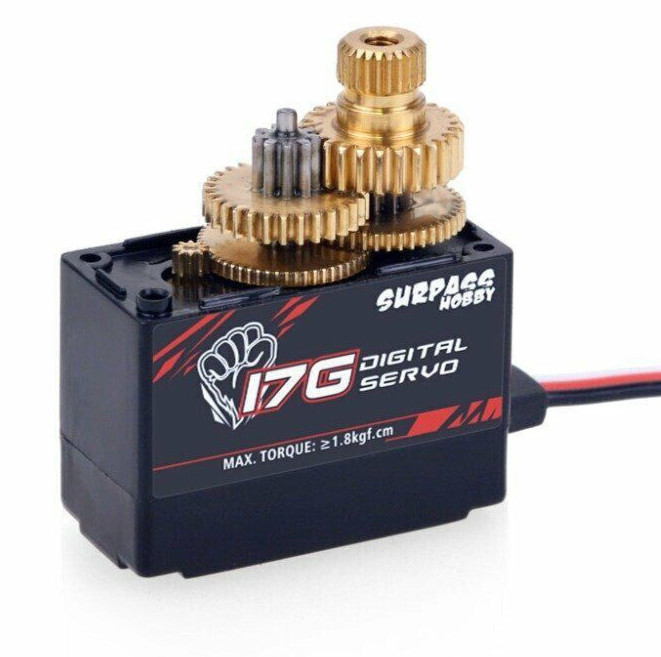 SURPASS 17g Metal Gear  Steering  Servo for Wpl RC 1/18 1/16 Truck Car sg1603