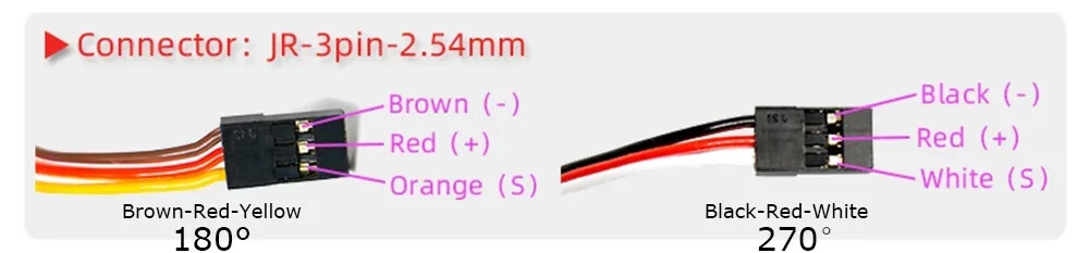 7-150KG Digital Robot Servo Metal Gear Motor Double-Shaft 180/270 Degree For Rc
