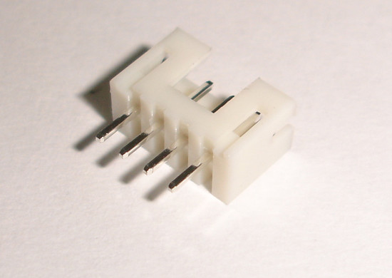 PH 2.0mm Pitch 4-Pin Straight PCB Socket Male Connector Shrouded Header x 100