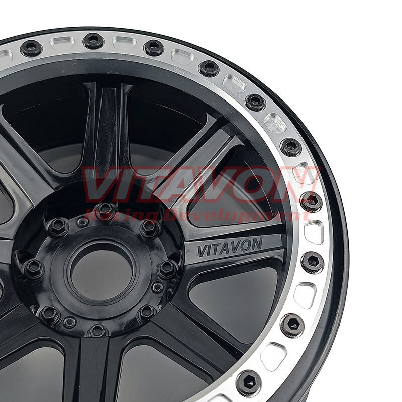 VITAVON Light Weight 4.3 Bead Lock Wheel 24mm Hex 18MM Bore For X-MAXX XRT