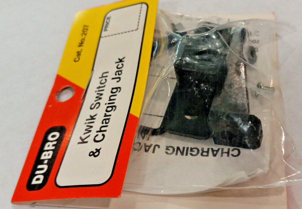 DU-BRO CAT. NO. 207 ~NEW IN PKG~ Kwik Switch & Charging Jack