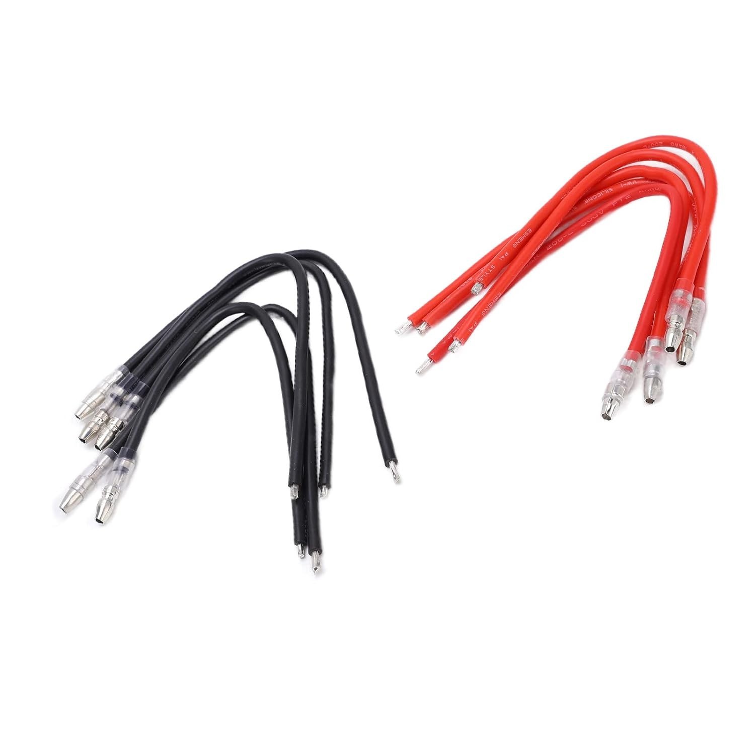 10PCS RC Motor Cable Car 16AWG Silicone Wire RC Metal Connector | Motor Conne…