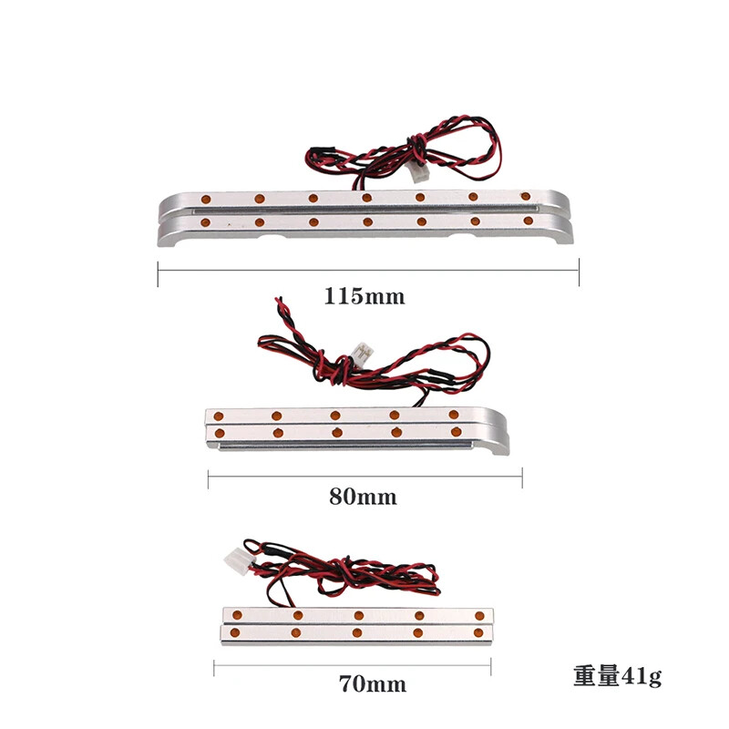 LED Side Light Bar for 1/14 Tamiya RC Truck Car King Hauler 56344 56301
