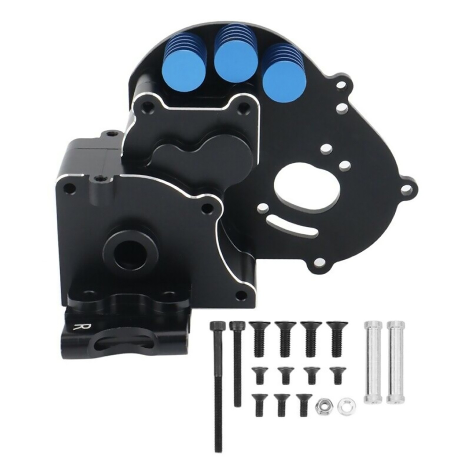 1/10 Metal RC Transmission Gearbox Case Upgrade Parts Set For Traxxas 2WD Slash