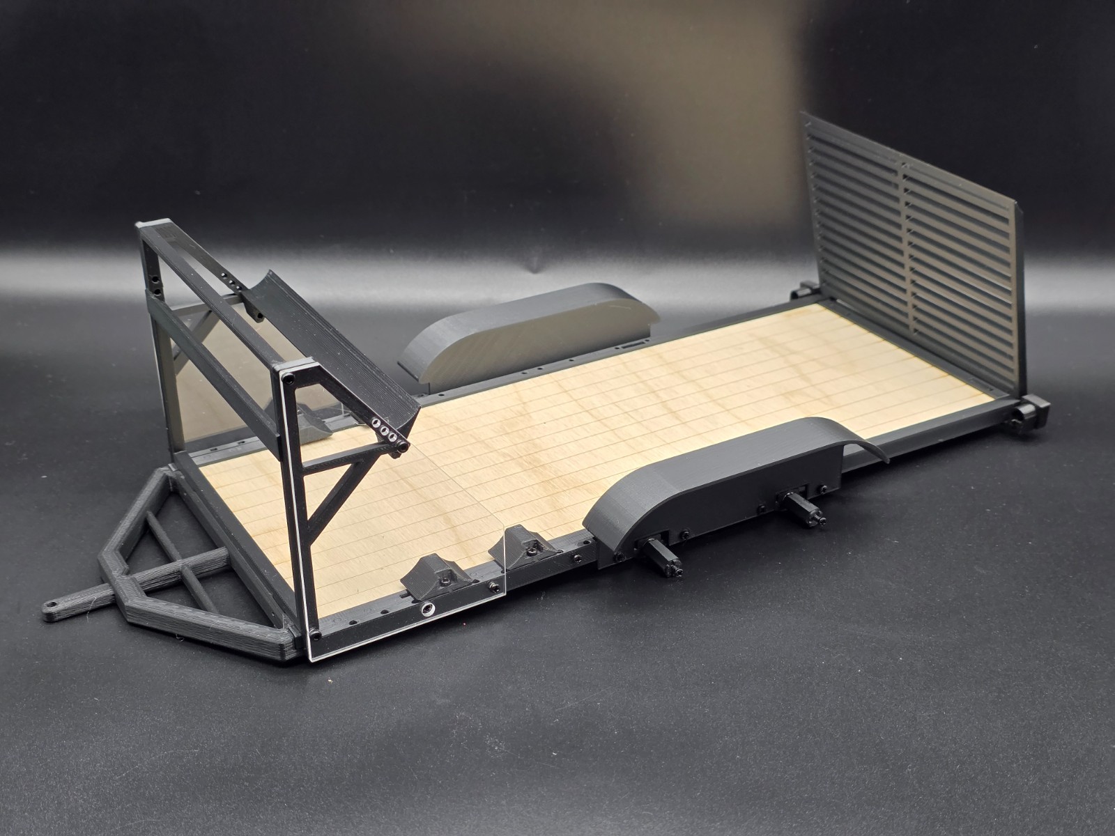 1/18 scale Trailer with Tire Rack sized for 1RC cars