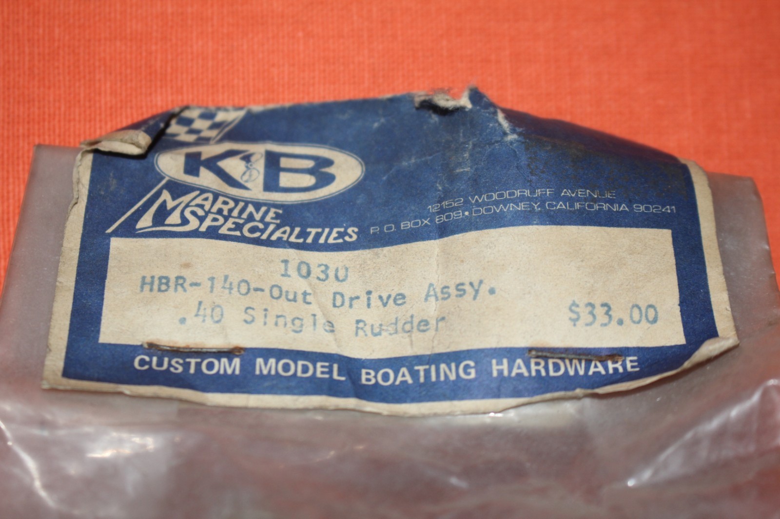 NEW RC BOAT PART – K&B MARINE SPECIALTIES & OCTURA & AEROMARINE