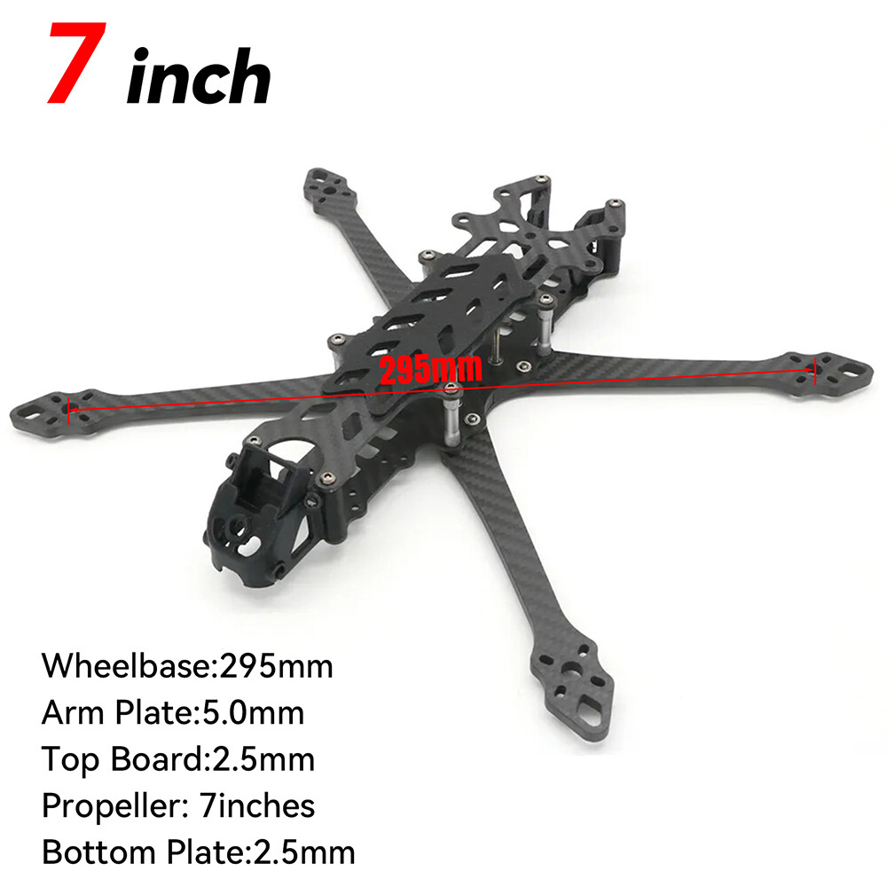 9IMOD Carbon Fiber FPV Racing Drone Quadcopter Freestyle Frame Kit 295/375mm Arm