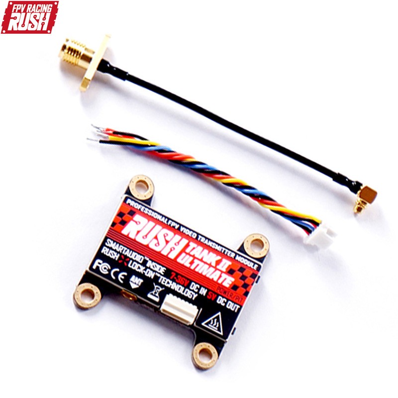 RUSHFPV RUSH Tank II Ultimate VTX 5.8G 48CH RaceBand Pitmode 25mW 200mW 500mW