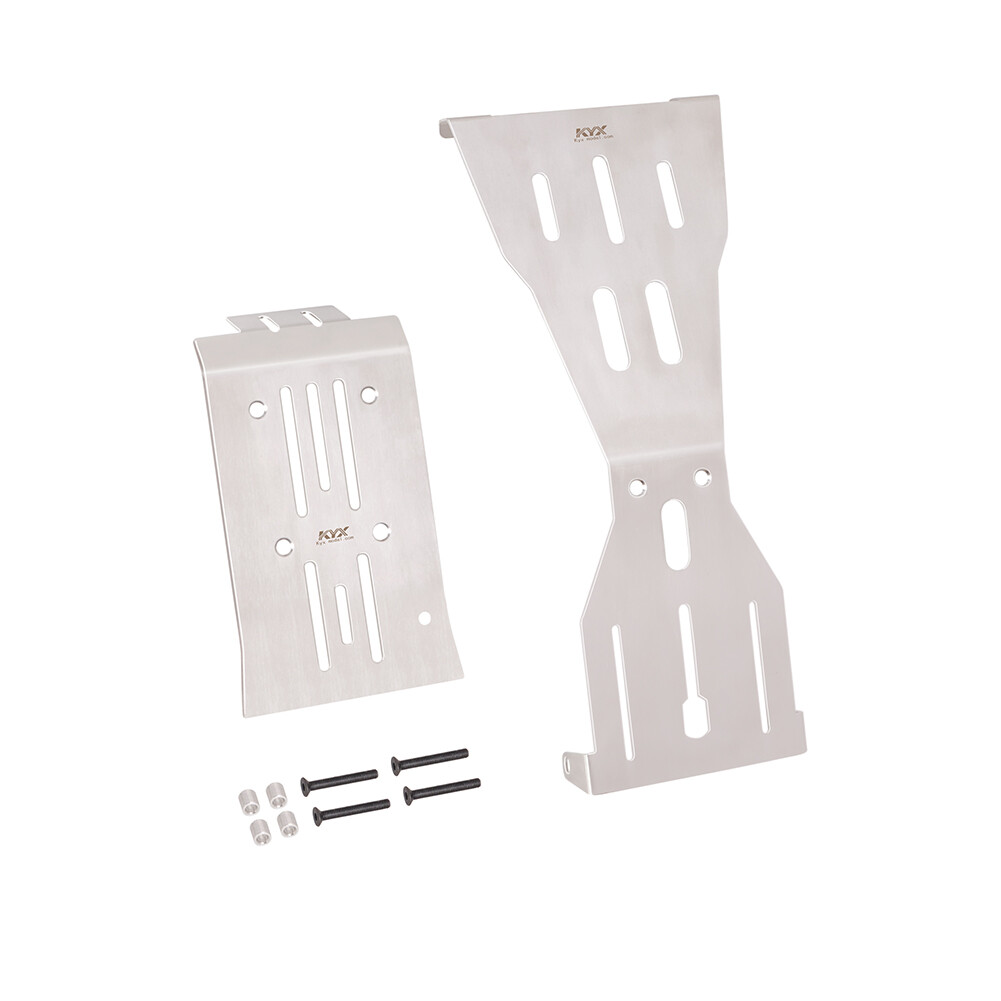 Stainless Steel Chassis Guard Skid Plate Kit for Arrma FURY MEGA 1/10 RC Upgrade