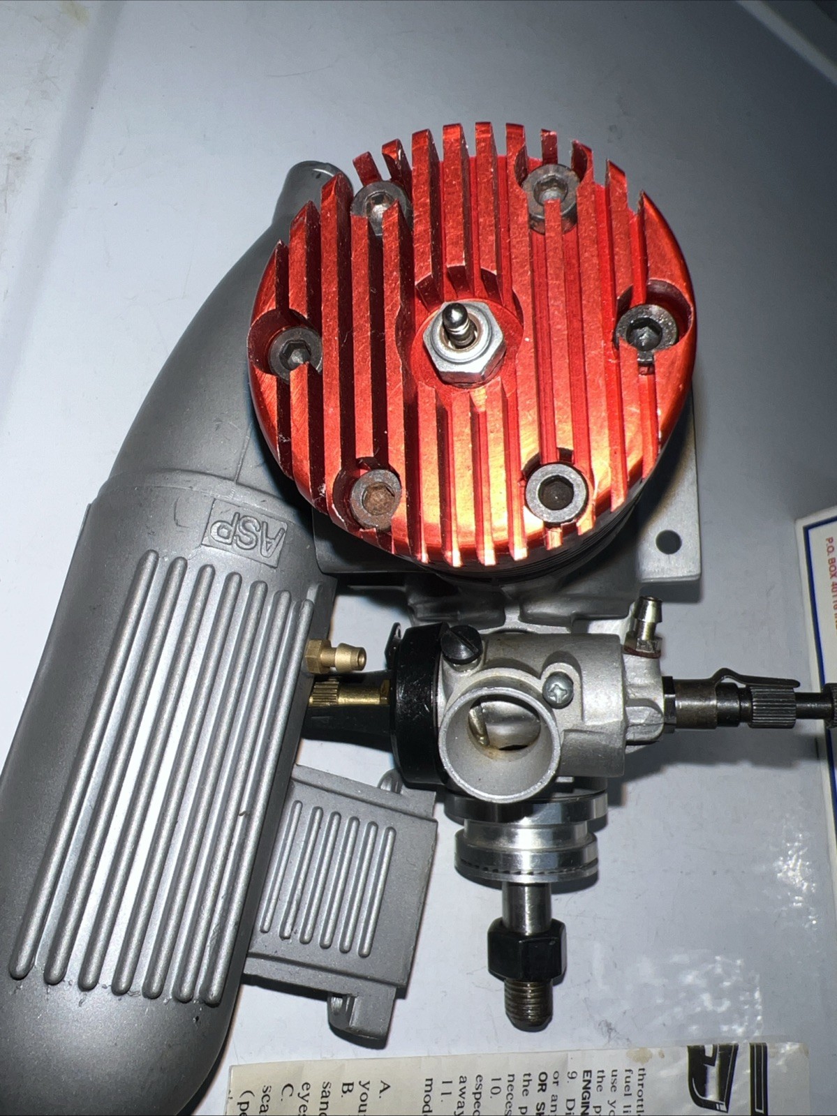 ASP Engine – ASP 108 AS – 108 Red head RC motor – New